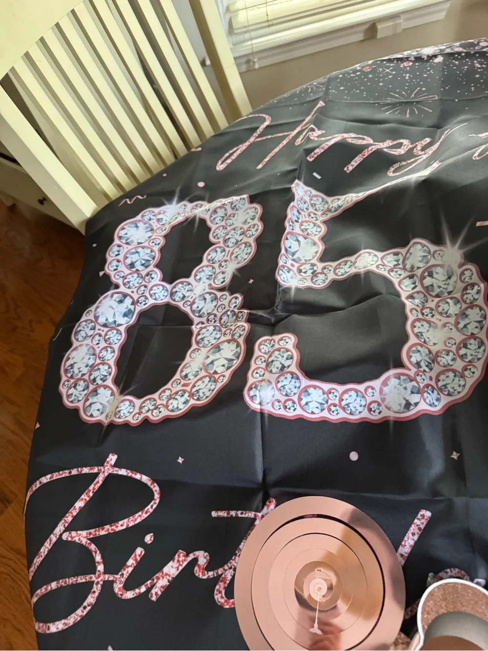 85th Birthday Pink and Rose Gold Party Decorations - 85th Birthday Set!